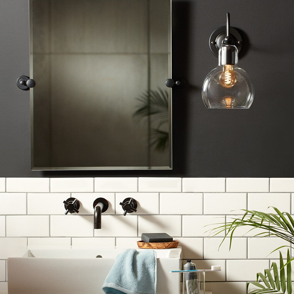 Vintage A19 LED Bulb Ambar Glass